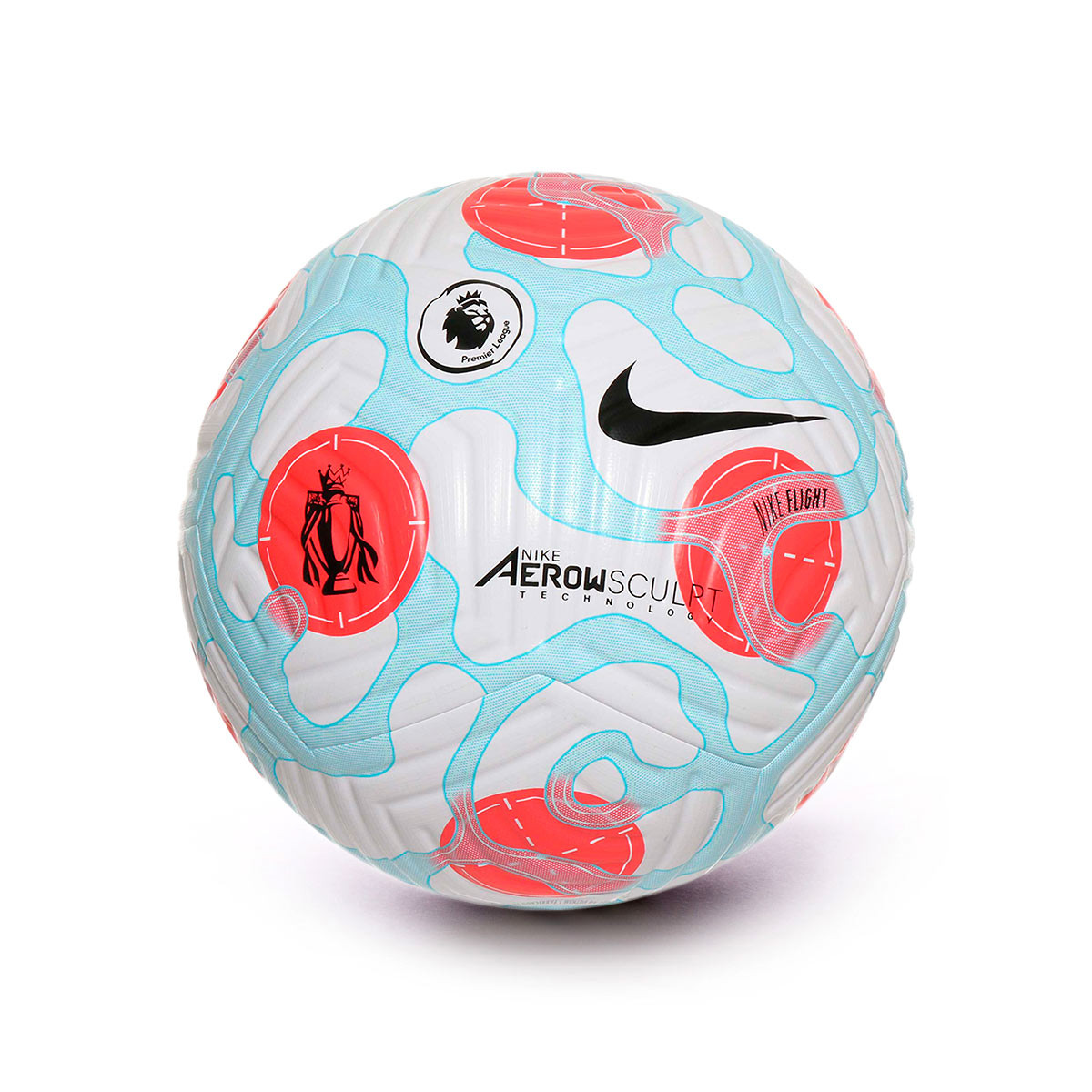 Balón Nike Premier League Third White-Baltic Blue-Laser Crimson - Fútbol Emotion