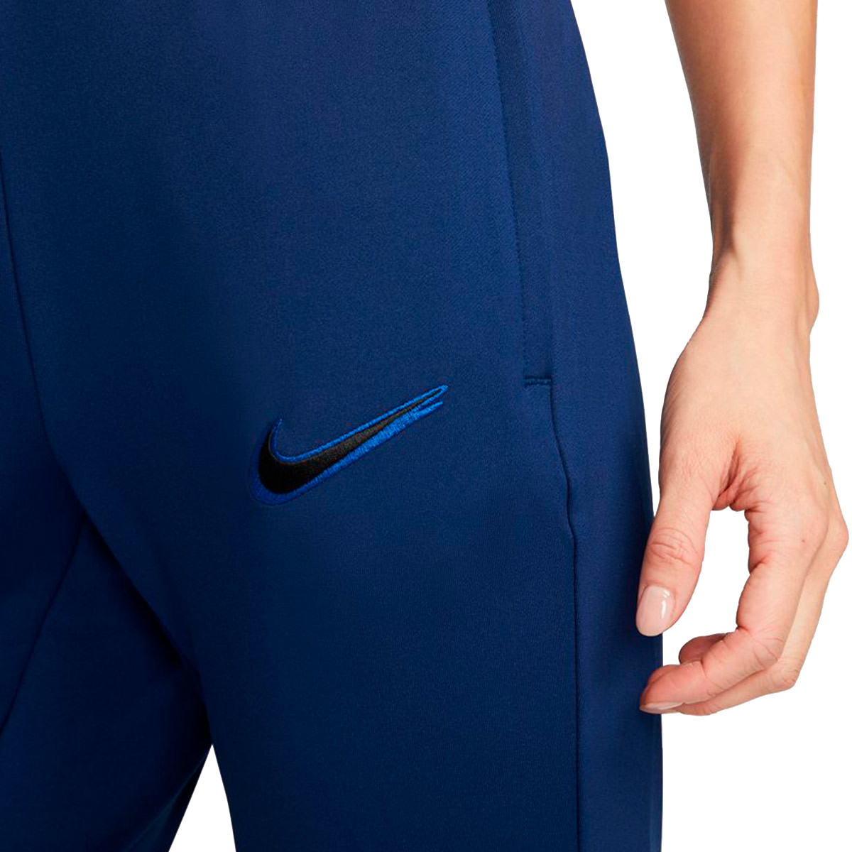 Pantalón largo Nike Barcelona Training Mujer Blue Void-Vivid Orange Fútbol Emotion