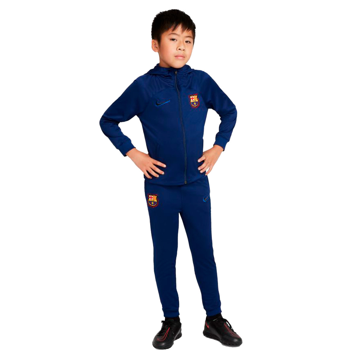 Tuta Nike FC Barcelona Training 2021-2022 Bambino Blue Void - Fútbol Emotion