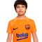 Camiseta FC Barcelona Training 2021-2022 Niño Vivid Orange-University Red