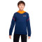 Sudadera FC Barcelona Fanswear 2021-2022 Niño Blue Void-Blue Void-Vivid Orange