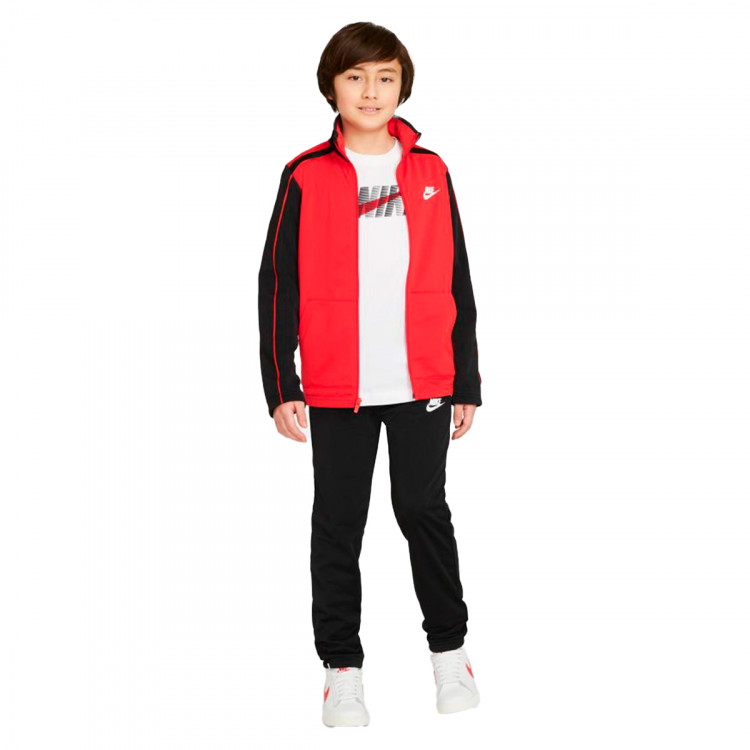 chandal-nike-nsw-futura-poly-cuff-ts-nino-university-red-black-0