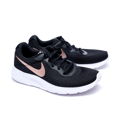 Zapatilla Nike Tanjun Mujer Black-Metallic Red Bronce-Barely Volt-White -  Fútbol Emotion
