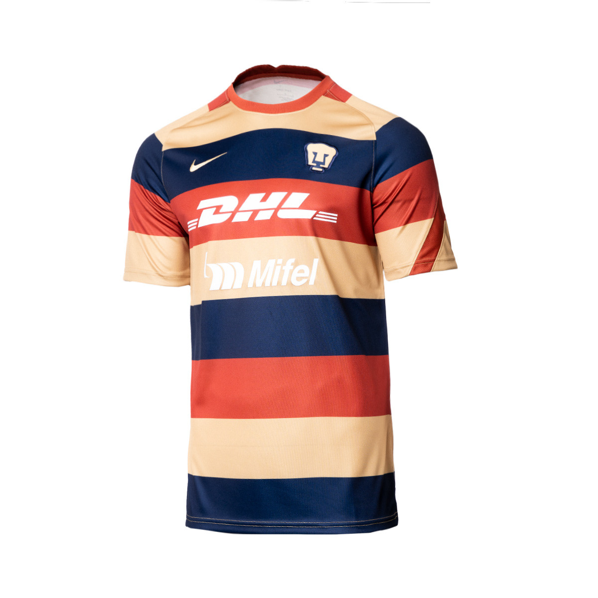 Camiseta Nike Pumas Pre-Match 2021-2022 Firewood Orange-Obsidian - Fútbol  Emotion