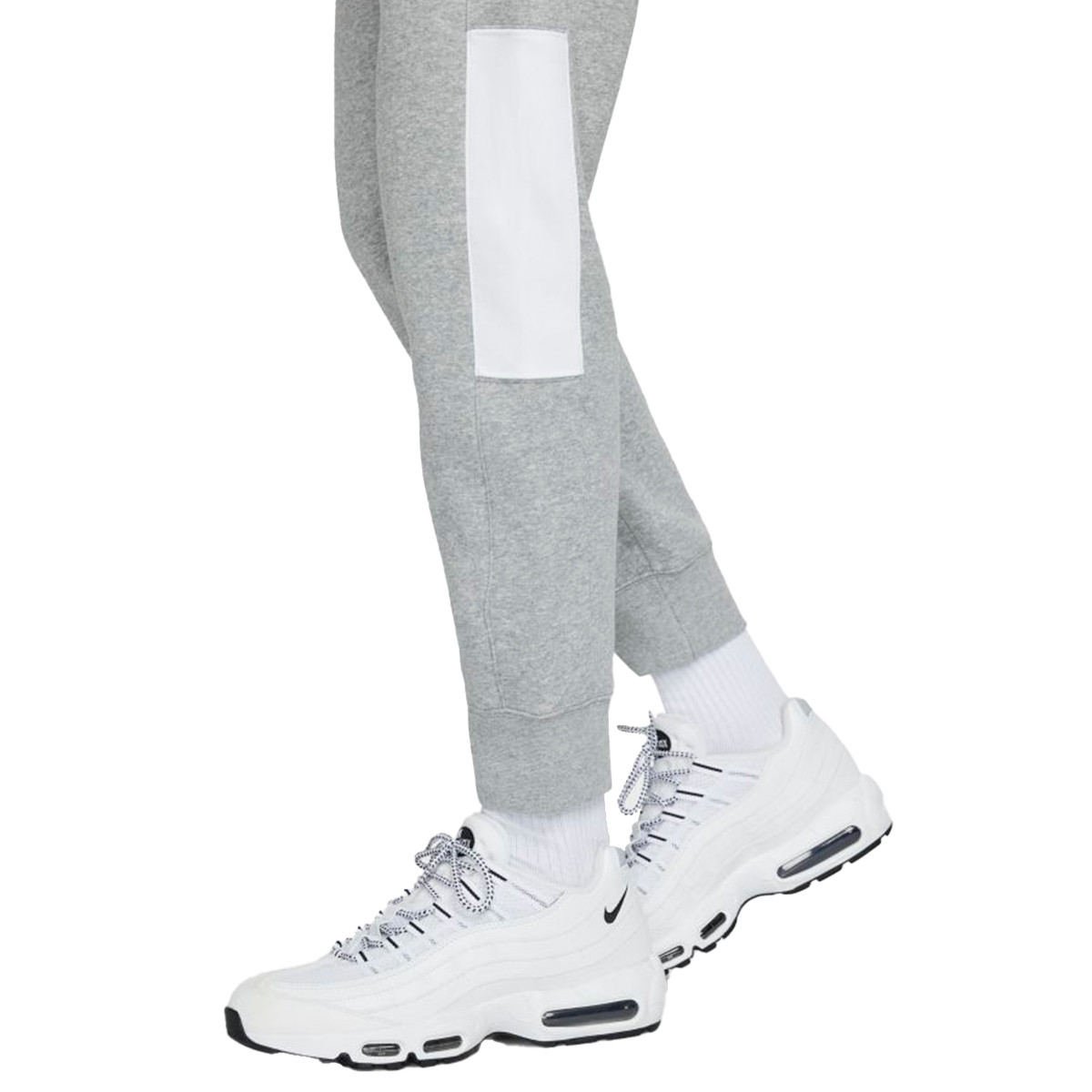 nike fleece tracksuit grey heather