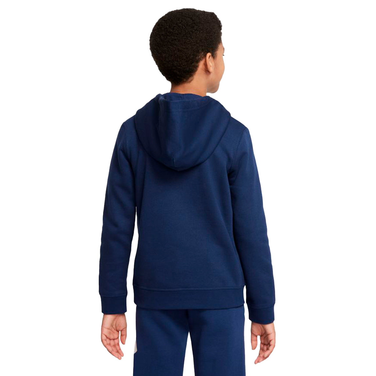 Sweatshirt Nike Kids NSW Core Hbr Pullover Hoodie Midnight Navy-Cool Grey -  Fútbol Emotion