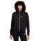 Chaqueta Sportswear Full-Zip Hoodie Bb Fleece Print Mujer Black