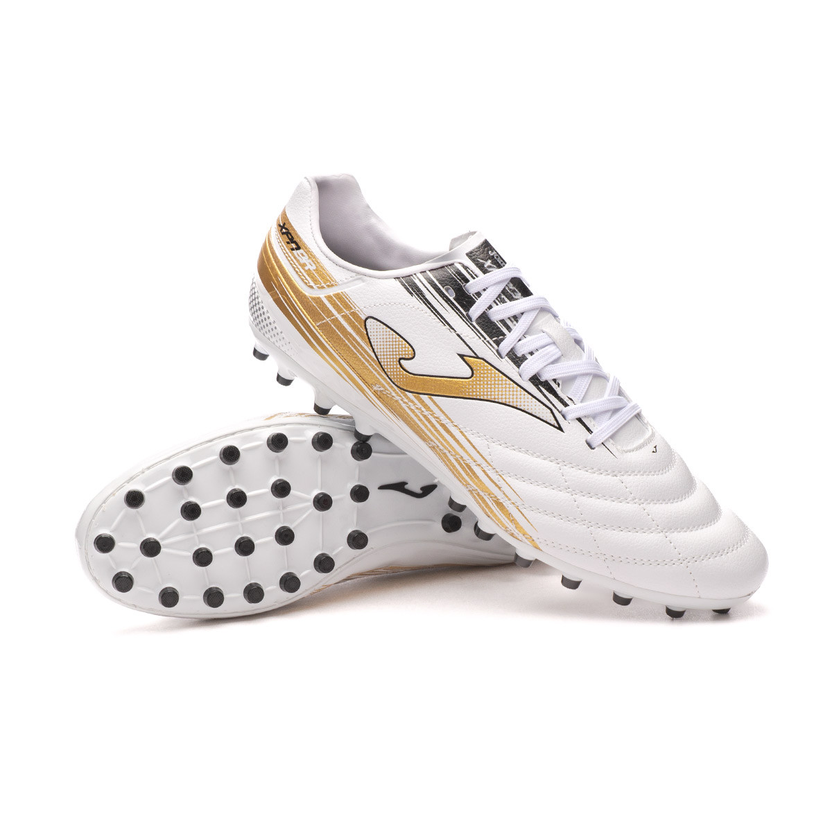 Zapatos de fútbol Joma Xpander AG Blanco-Oro - Fútbol Emotion