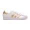 Zapatilla Superstar Mujer White-Metallic Gold