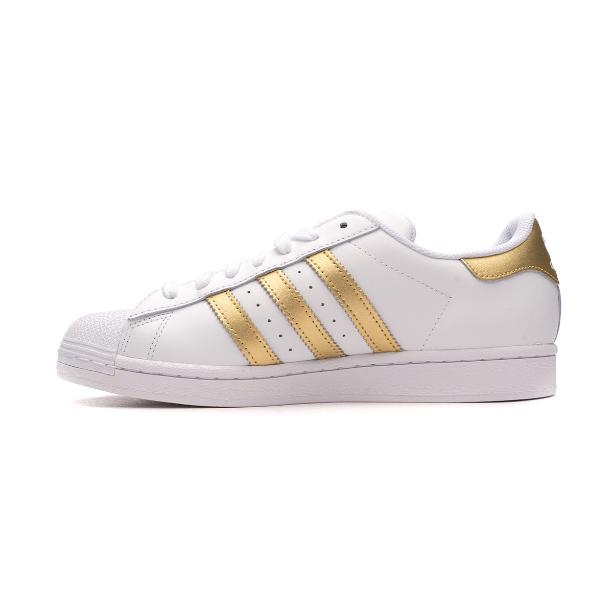 Zapatilla adidas Mujer White-Metallic Gold - Fútbol Emotion