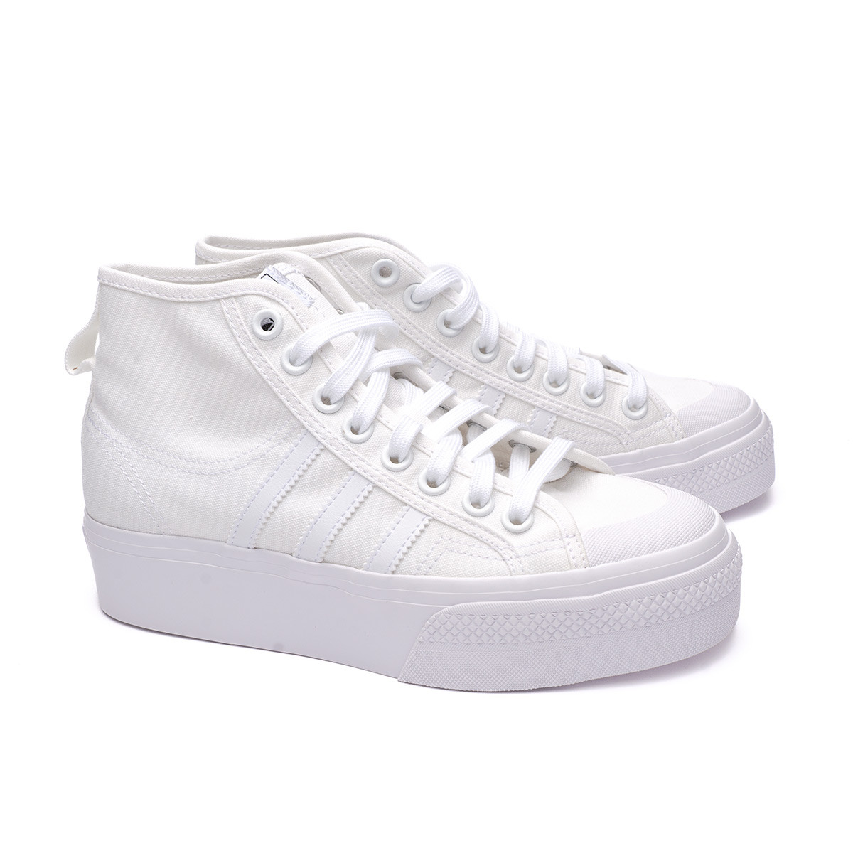 Aturdir Hombre rico Arreglo Zapatilla adidas Nizza Mujer White-White-White - Fútbol Emotion