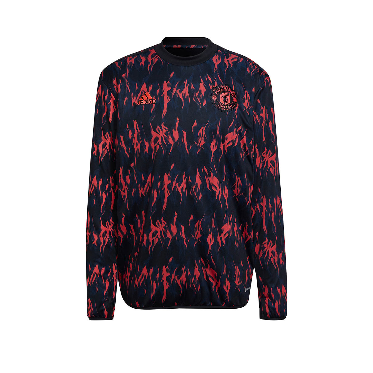 Sudadera adidas Manchester United FC Pre-Match 2021-2022 Black-Shock Red -  Fútbol Emotion
