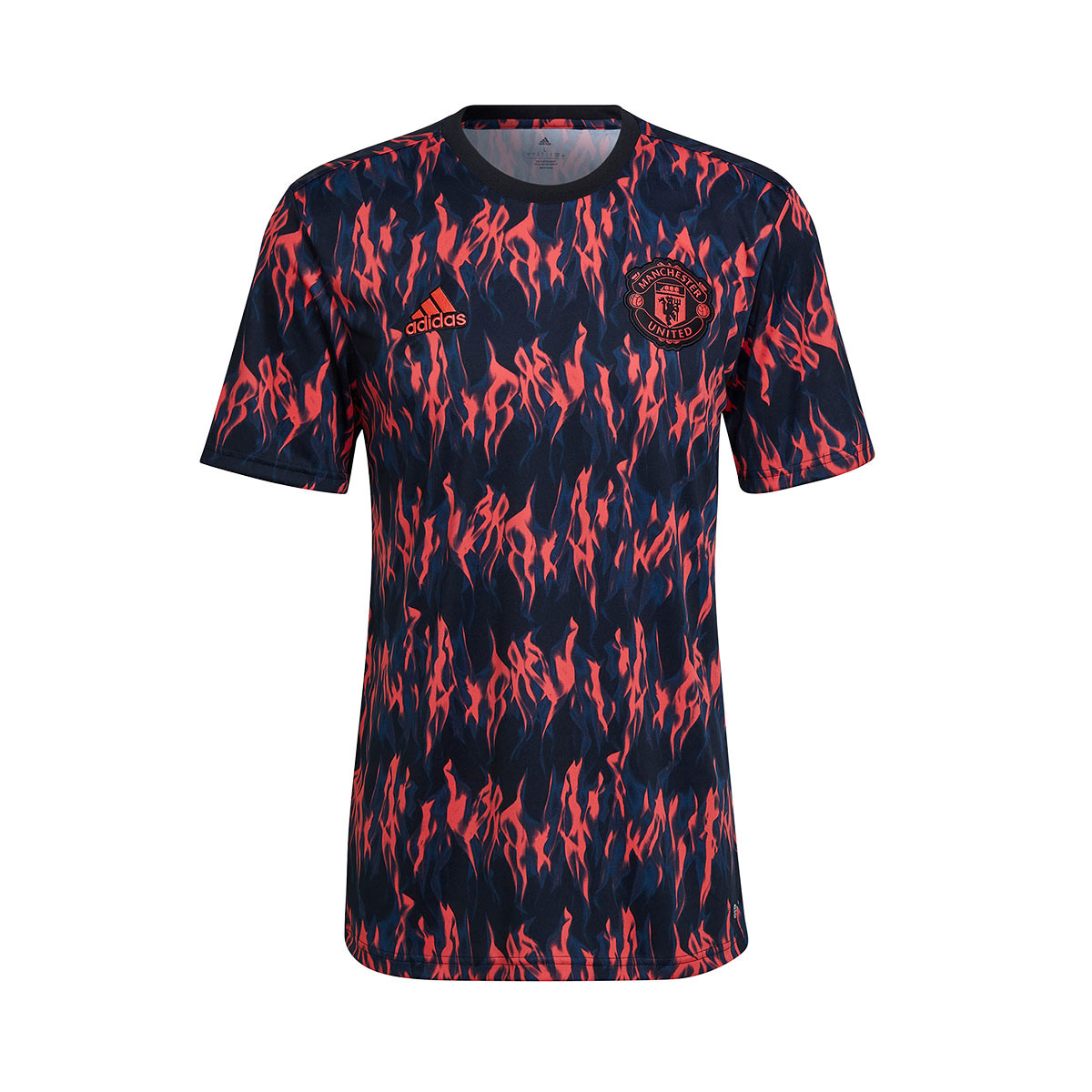 para agregar Desviarse corto Camiseta adidas Manchester United FC Pre-Match 2021-2022 Black-Shock Red -  Fútbol Emotion
