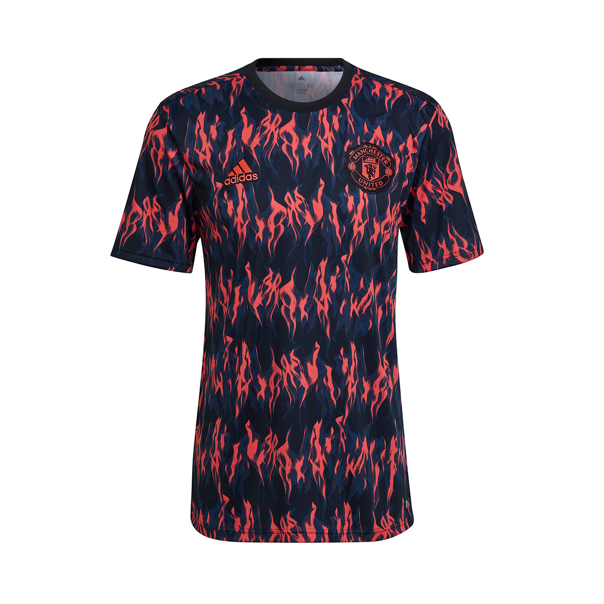 adidas red manchester united fc jersey