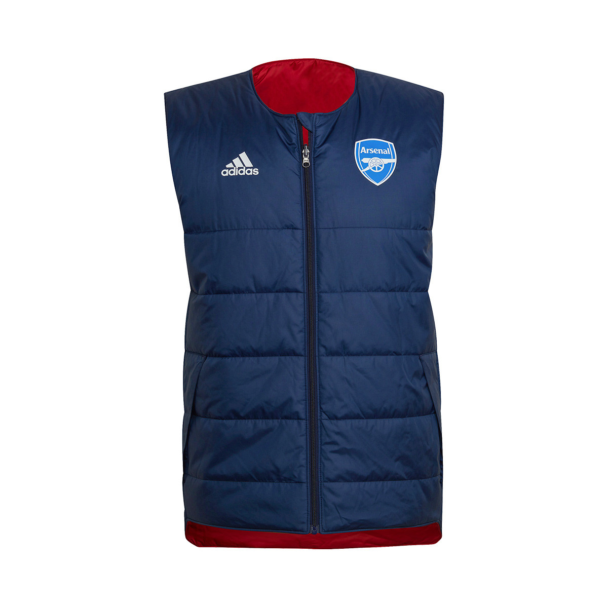 Inminente Un fiel lotería Chaleco adidas Arsenal FC Pre-Match 2021-2022 Collegiate Navy-Active Maroon  - Fútbol Emotion