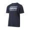 Camiseta UA Team Issue Wordmark Black-Rhino Gray