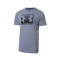 Camiseta UA Boxed Sportstyle Steel Light Heather-Graphite-Black