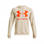 UA Rival Fleece Big Logo Hoodie Stone-Team Narančasto