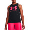 Top UA Live Sportstyle Graphic Mujer Black-Penta Pink