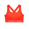 Sujetador UA Crossback Mid Mujer Electric Tangerine-White