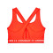 Sujetador UA Crossback Mid Mujer Electric Tangerine-White