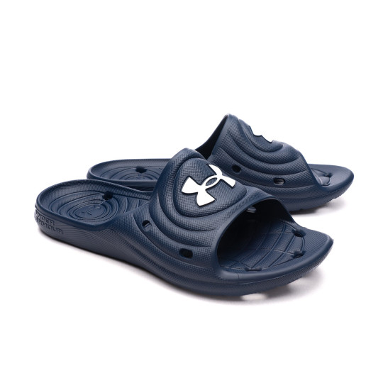 Under armour on sale white flip flops
