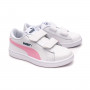 Puma Smash V2 L V Ps Puma White-Prism Pink