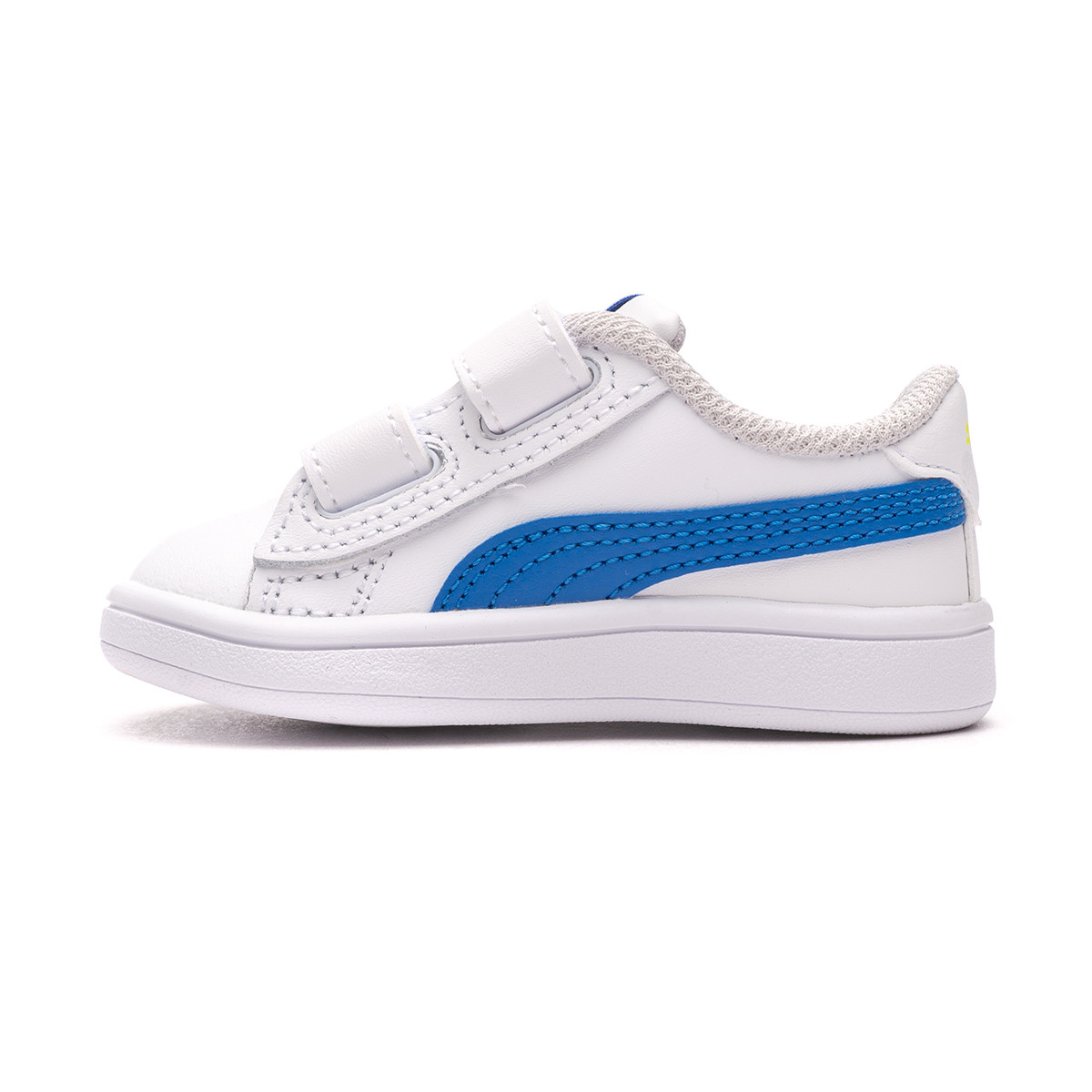 Trainers Puma Puma Smash V2 L Cinta Adhesiva White-Victoria Blue - Fútbol Emotion