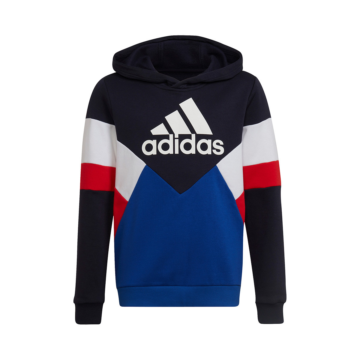 binding vand blomsten tynd Sweatshirt adidas Kids Colorblock Fleece Hoodie Legend Ink-Team Royal  Blue-Vivid Red - Fútbol Emotion