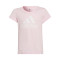 Camiseta Big Logo Niña Clear Pink-White