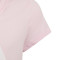 Camiseta Big Logo Niña Clear Pink-White