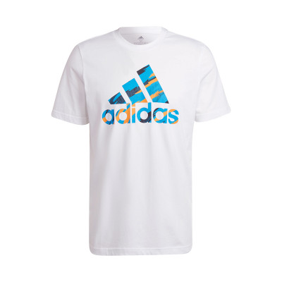 camiseta adidas logo dourado