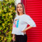 Camiseta Essentials Celebrate FZ Mujer White