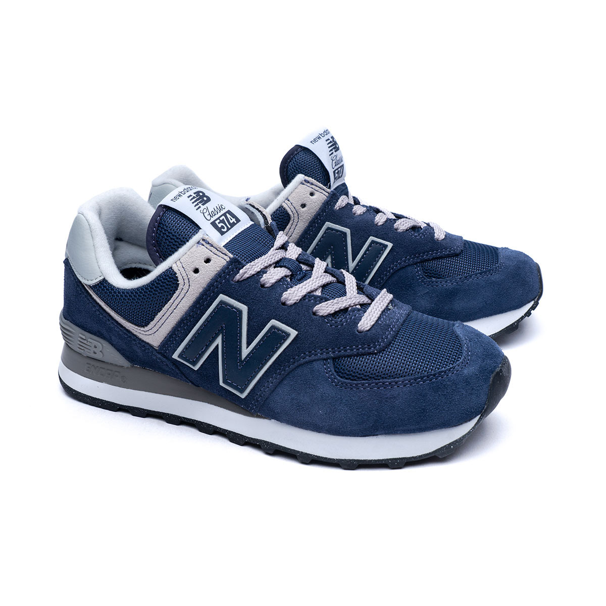 Anécdota bandera toque Tenis New Balance Classic Running 574 V2 "Evergreen Core" Mujer Dark Marine  - Fútbol Emotion