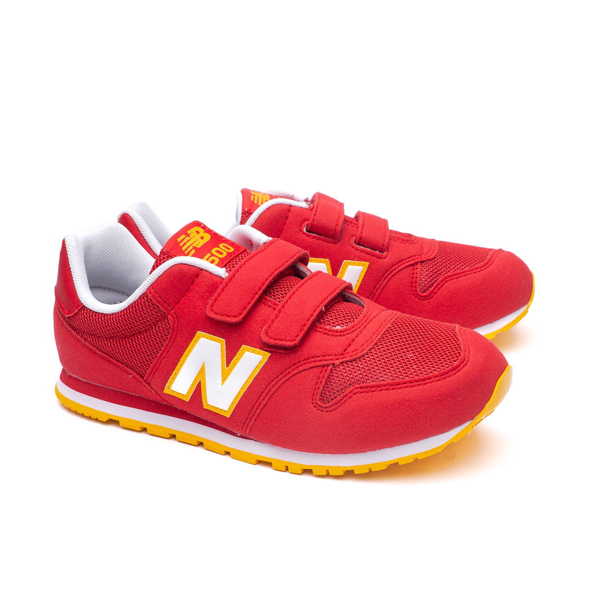 Domar ligado Con otras bandas Tenis New Balance Classic 500 V1 Niño Red - Fútbol Emotion