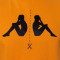 Camiseta 222 Banda Parts Orange Beige Grey
