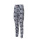 Malla Berg Aop Leggings Bright White Abstract Zebra Aop