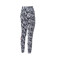 Malla Berg Aop Leggings Bright White Abstract Zebra Aop