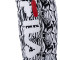 Malla Berg Aop Leggings Bright White Abstract Zebra Aop