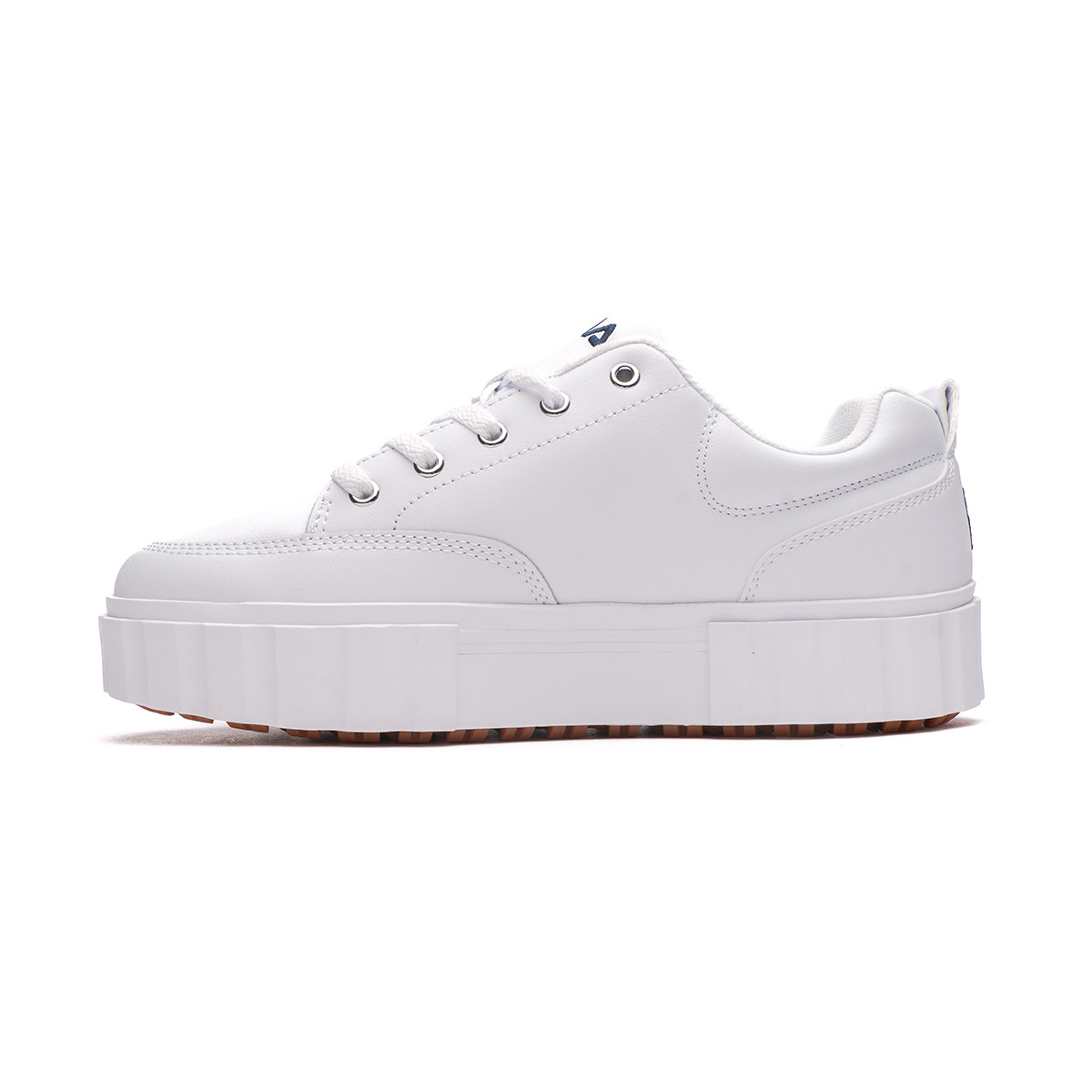 fila white platform trainers