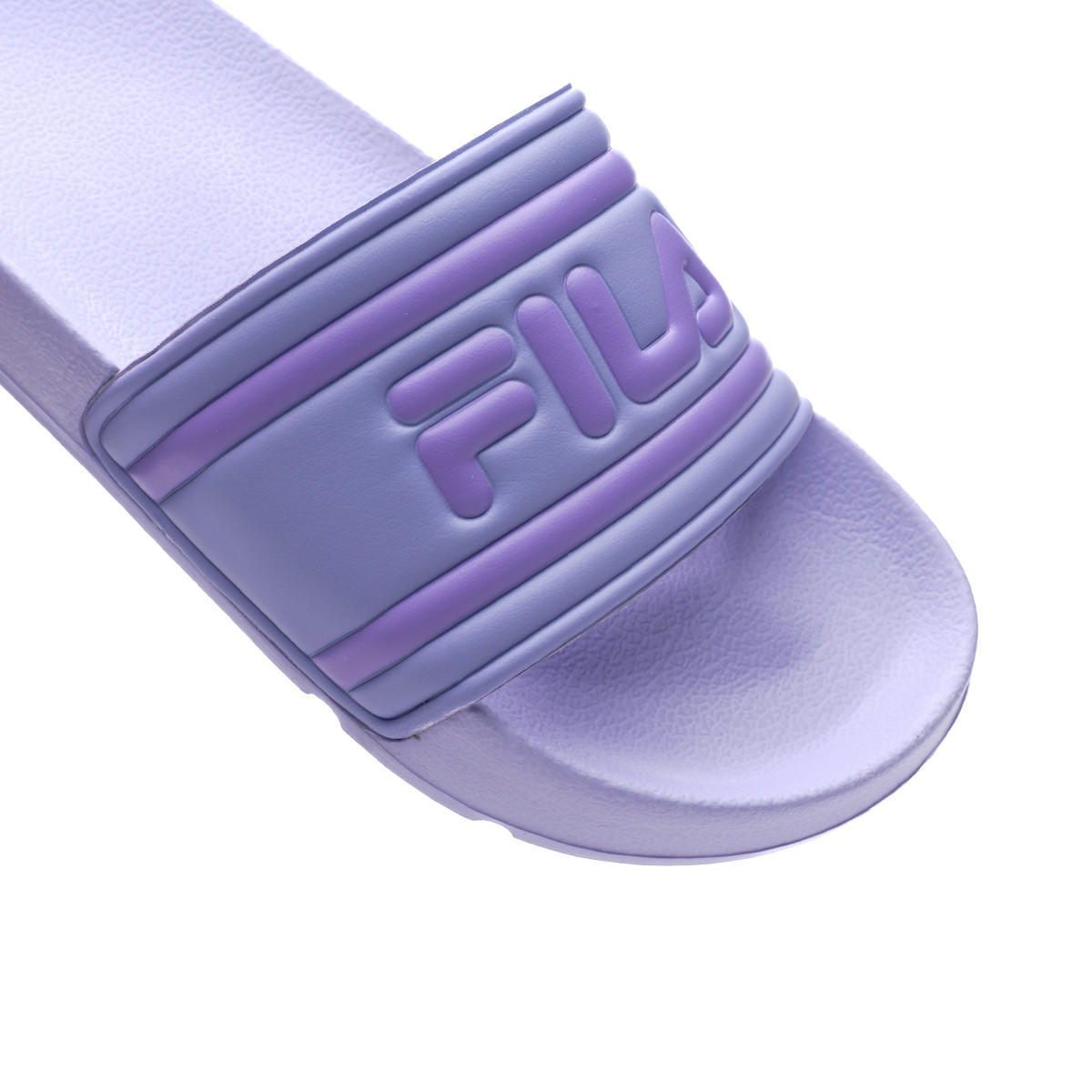 purple fila slides
