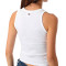 Top Tank Authentic Front Logo Mujer White