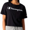 Camiseta Crewneck Mujer American Classics  Big Logo Black