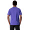 Camiseta Crewneck Front Jacquard Label Blue