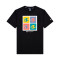 Camiseta Crewneck Graphic Rave Multicolor Black