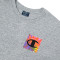 Camiseta Crewneck Graphic Rave Multicolor Grey
