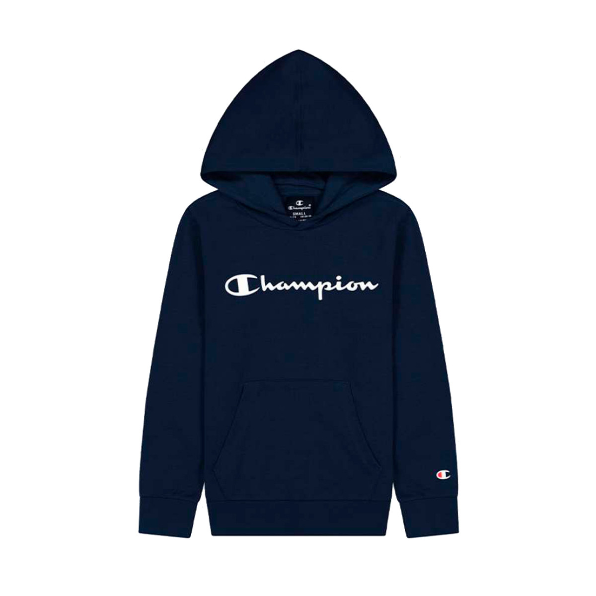 Sudadera Champion Niño Authentic Big Logo Dark Marine - Fútbol Emotion