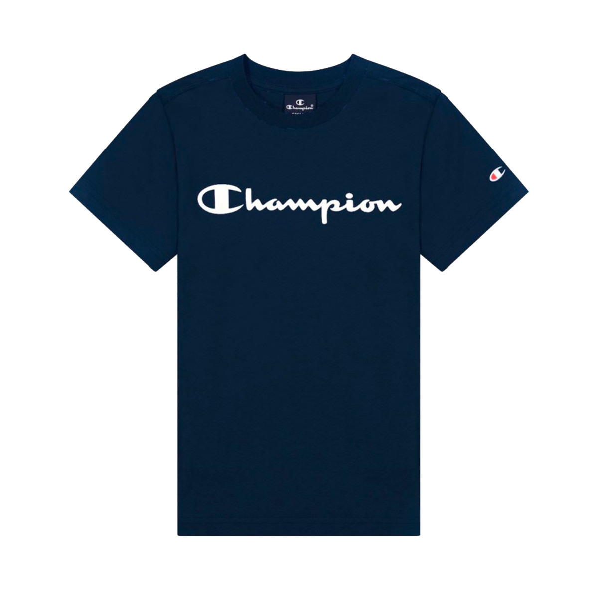 Jersey Champion Kids Crewneck Authentic Logo Dark Marine Big Fútbol - Emotion