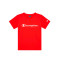 Camiseta Crewneck Authentic Big Logo Niño Red
