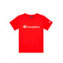 Crewneck Authentic Big Logo Niño Czerwony